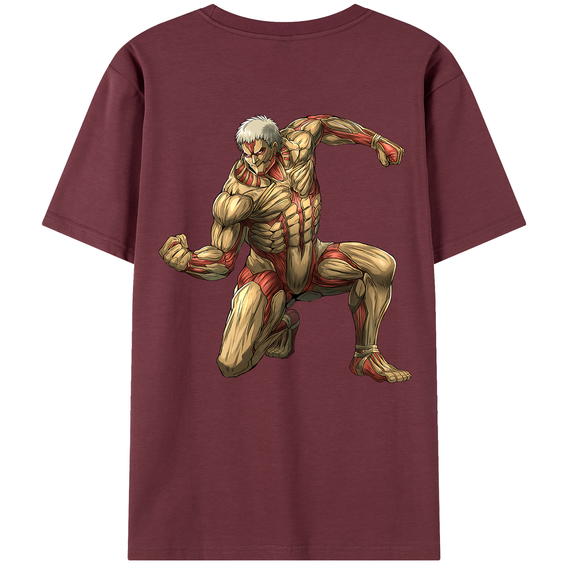 （画像用） 進撃の巨人 Attack on Titan 綿100％半袖Tシャツ（背面プリント）